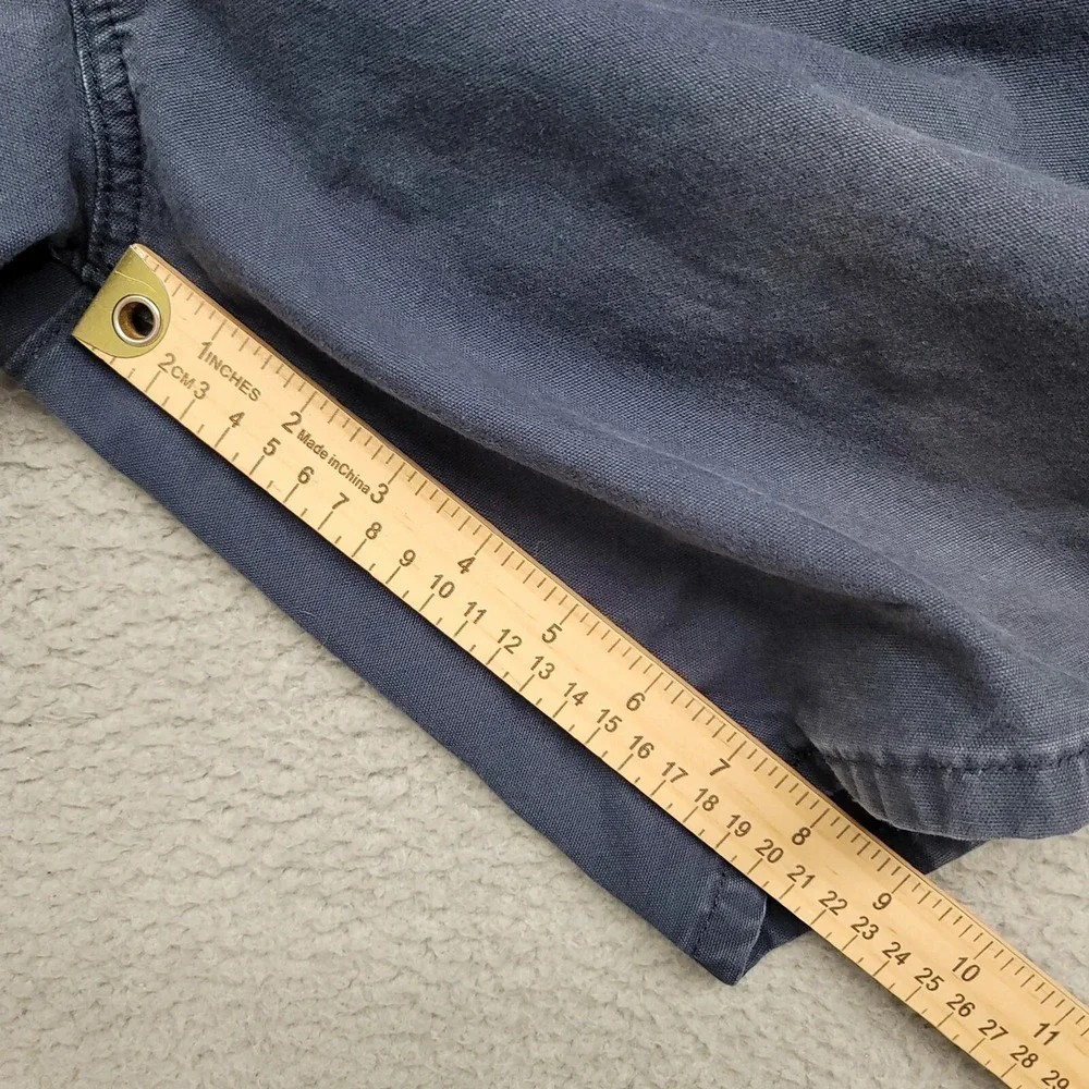 Levis Shorts Mens 34 Blue‎ Chino Outdoors Casual Skateboarding Flat Front